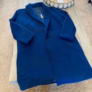 Madewell Women's Trench Coat - Navy Blue